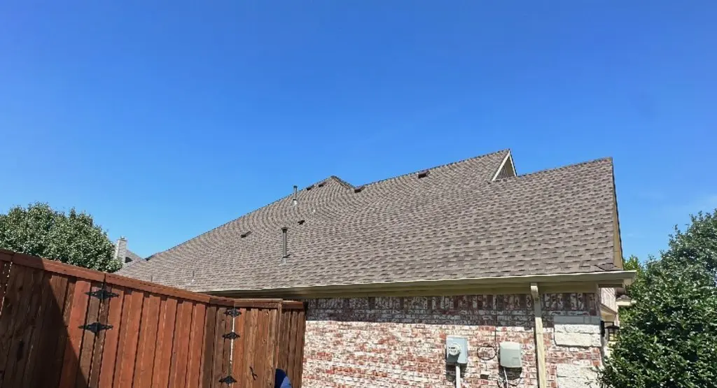 Completed roof replacement project in Strasburg